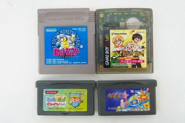 C154-J39-1620◎ ゲームボーイ / アドバンス ポケモンなど各種 ソフト 4点セット 現状品③ 渋谷 ◎