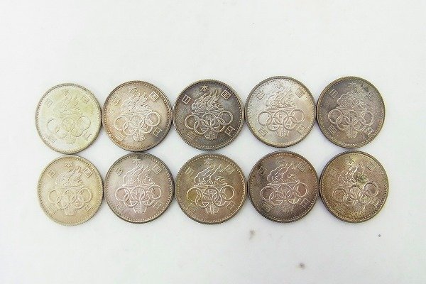 C153-J39-1623◎ 100円 銀貨 硬貨 10枚セット 現状品③ 渋谷 ◎
