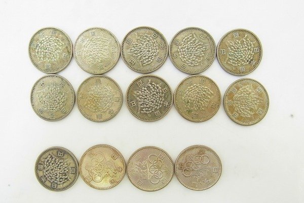C073-J27-2866◎ 100円 銀貨 硬貨 14枚セット 現状品③ 渋谷 ◎