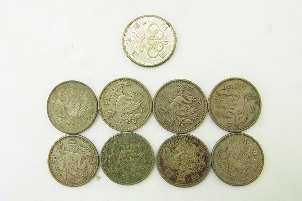 C107-J43-399◎ 100円 銀貨 古銭 9枚セット 現状品③ 渋谷 ◎