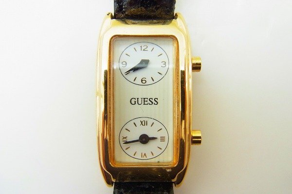 C063-J41-1614◎ GUESS ゲス レディース クォーツ 腕時計 現状品③ 渋谷 ◎