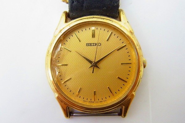 C021-J41-1574◎ SEIKO セイコー V701-1920 メンズ クォーツ 腕時計 現状品③ 渋谷 ◎