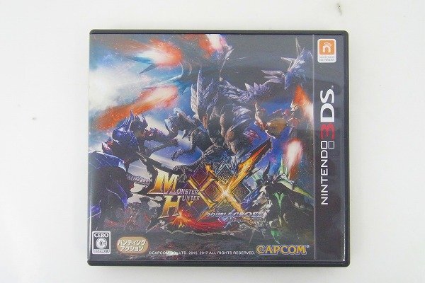 C017-J43-392◎ NINTENDO 任天堂 3DS モンスターハンター ダブルクロス ソフト 現状品③ 渋谷 ◎
