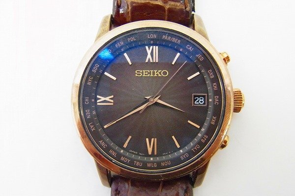 C018-J42-762◎ SEIKO セイコー 7B27-0AE0 メンズ クォーツ 腕時計 現状品③ 渋谷 ◎
