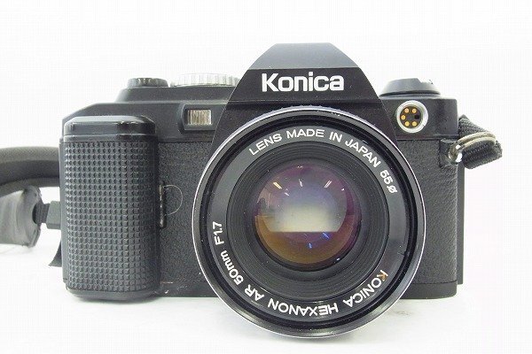C038-J48C-41 KONICA コニカ FS-1 / HEXANON AR 50mm F1.7 フィルムカメラ 現状品③ 渋谷