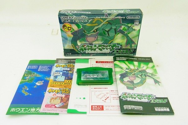 C051-J37-3180 ポケットモンスター ポケモン エメラルド ゲームソフト 現状品③ 渋谷