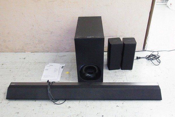 C001-J43-388【引取限定】SONY ソニー SA-RT5 / SA-WRT5 / SA-SLRT5 / SA-SRRT5 ホームシアター セット 現状品③＠ 渋谷