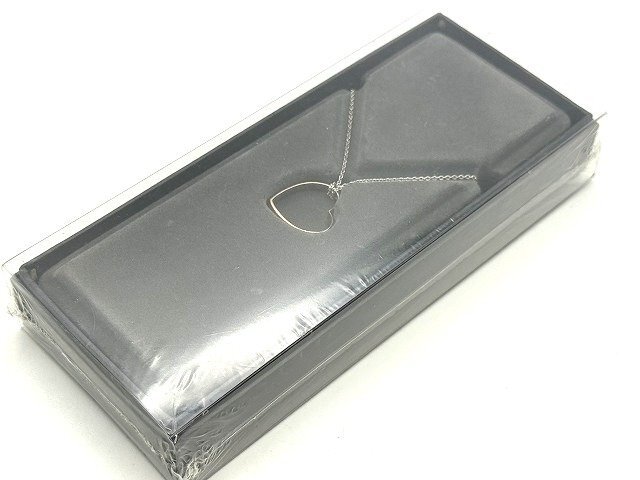 【未開封】GEORG JENSEN ジョージ ジェンセン ハート ネックレス SV925 箱 現状品 新宿075◎