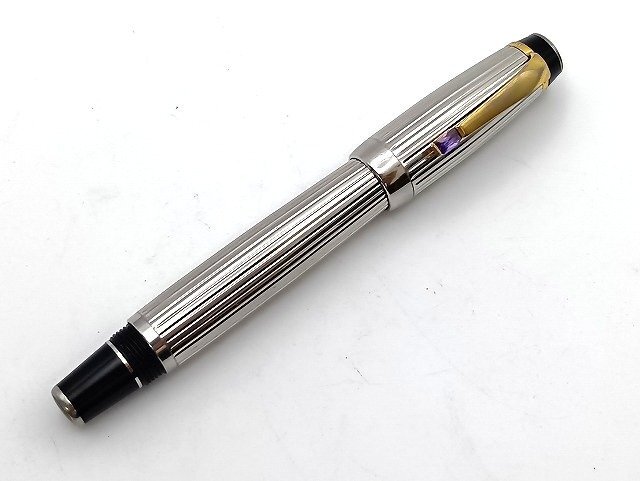 A238 MONTBLANC モンブラン ポエム SV925 ボールペン パープルストーン 現状品 新宿◎