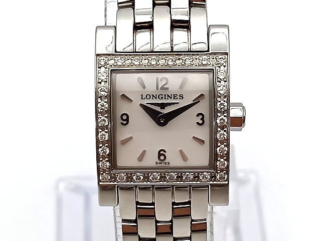 A257 LONGINES ロンジン ドルチェヴィータ L5.161.0 ダイヤベゼル SS レディース QZ 現状品 新宿◎