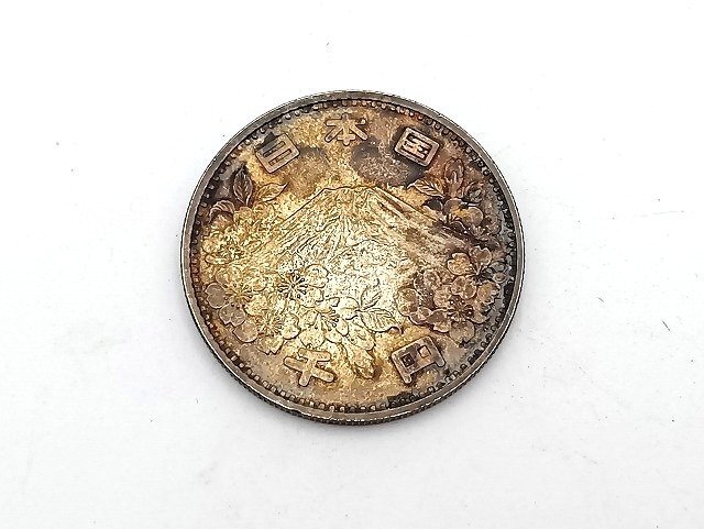 A266 1000円銀貨 昭和39年 東京オリンピック 1枚 硬貨 記念硬貨 現状品 新宿◎