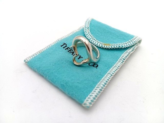 A283 TIFFANY＆Co ティファニー エルサペレッティ オープンハート リング SV925 現状品 新宿◎