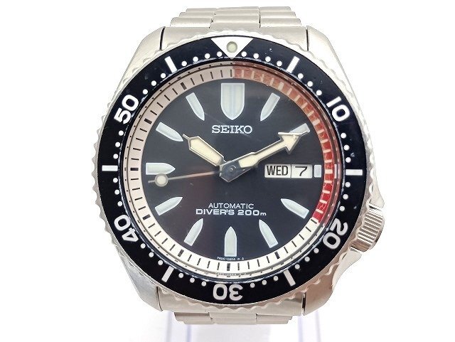 A222【稼動】SEIKO セイコー ダイバーズ 7S26-02K0 メンズ 自動巻 現状品 新宿◎
