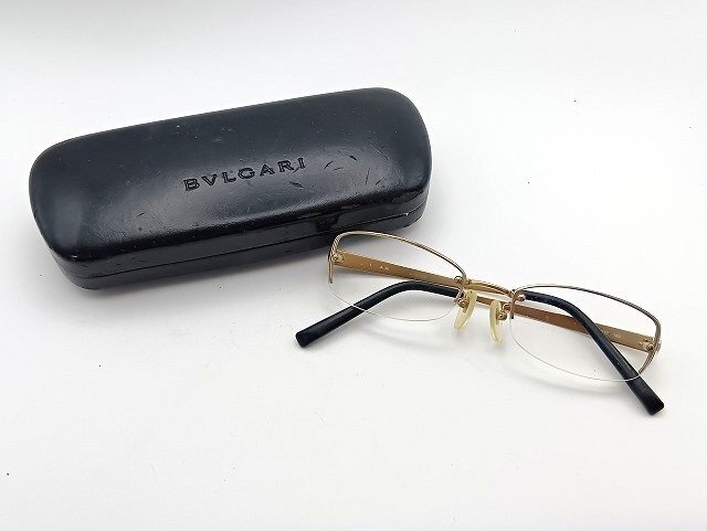 A250 BVLGARI ブルガリ メガネフレーム 842 53□17 140 箱付き 現状品 新宿◎