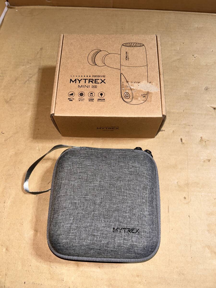 B【展示品/通電・振動OK】MYTREX REBIVE MINI XS マイトレックス リバイブミニXS ハンディガン ブラック MT-RMXS21B 