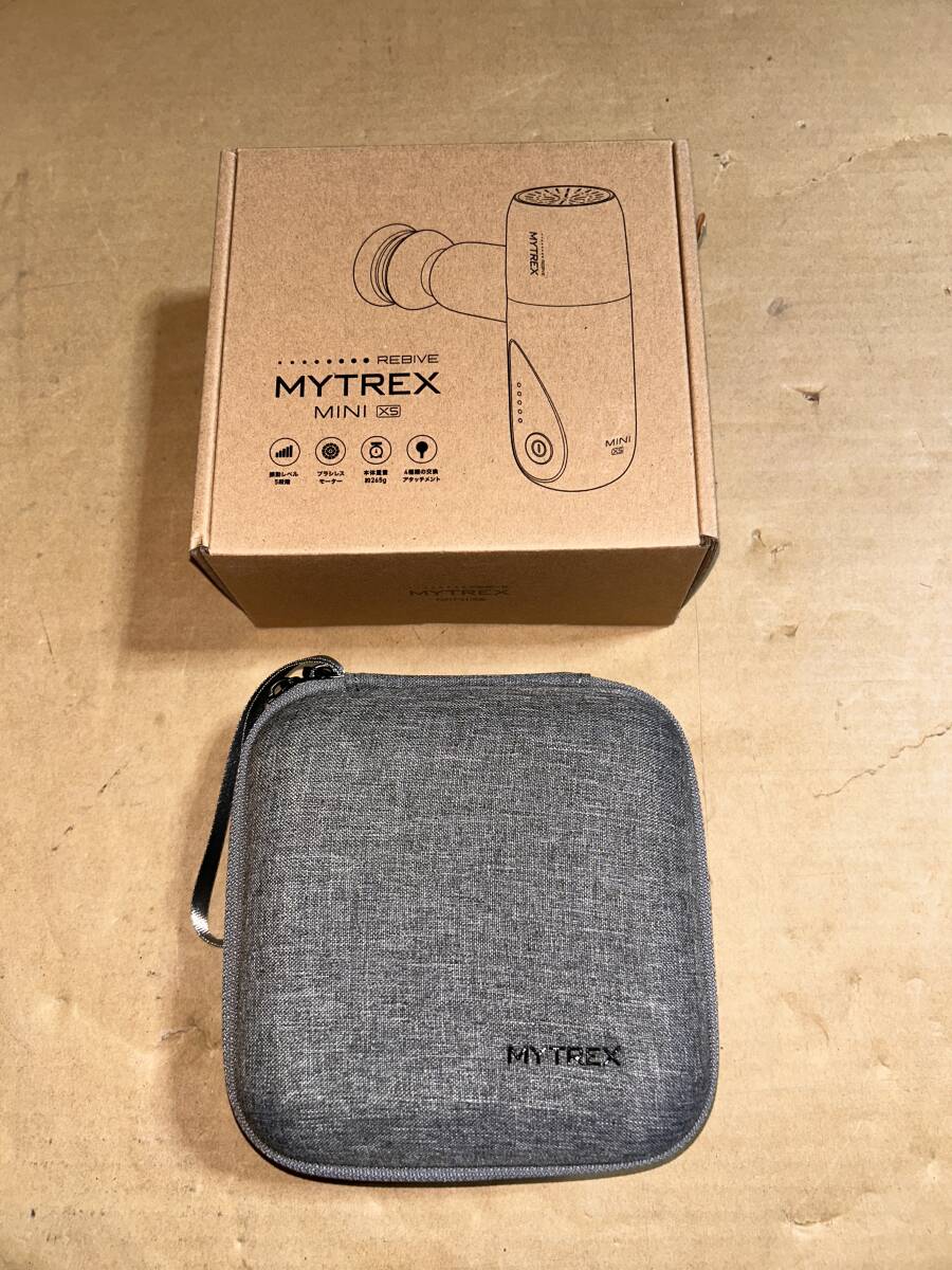 A【展示品/通電・振動OK】MYTREX REBIVE MINI XS マイトレックス リバイブミニXS ハンディガン ブラック MT-RMXS21B