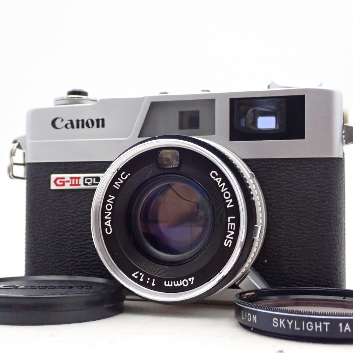 整備済 Canon Canonet QL17 G-III G3 40mm f1.7 レンジファインダー コンパクトフィルムカメラ 852848