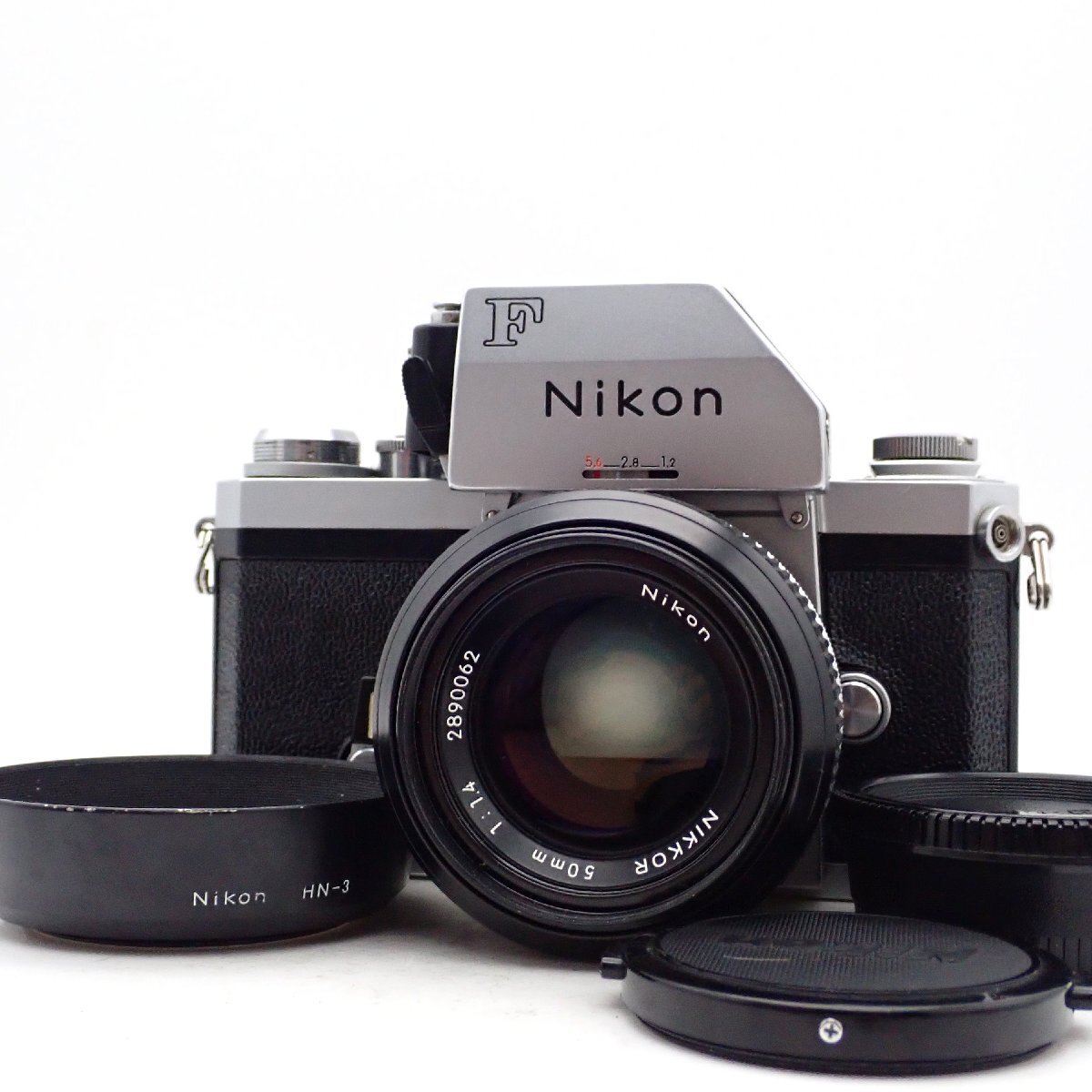 整備済 Nikon New F フォトミック FTN 730番 アポロ型 一眼レフフィルムカメラ New Nikkor 50mm f1.4 標準 単焦点 マニュアルレンズ
