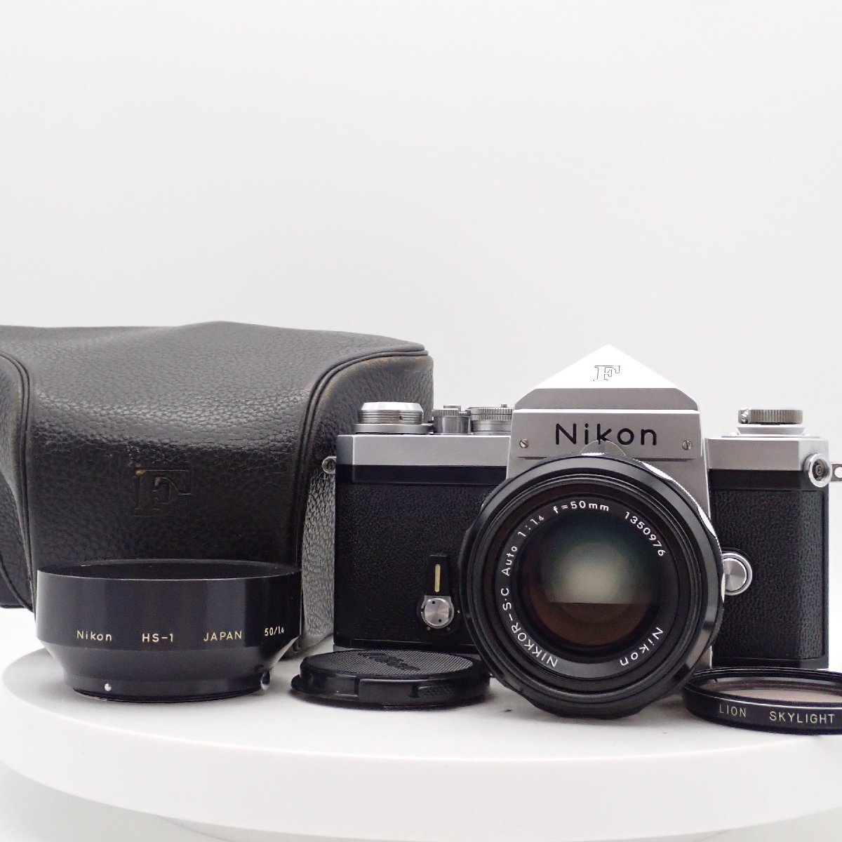 整備済 Nikon New F アイレベル アポロ型 744番 Nikkor-SC Auto 50mm f1.4 標準 単焦点 プライム マニュアル オールドレンズ