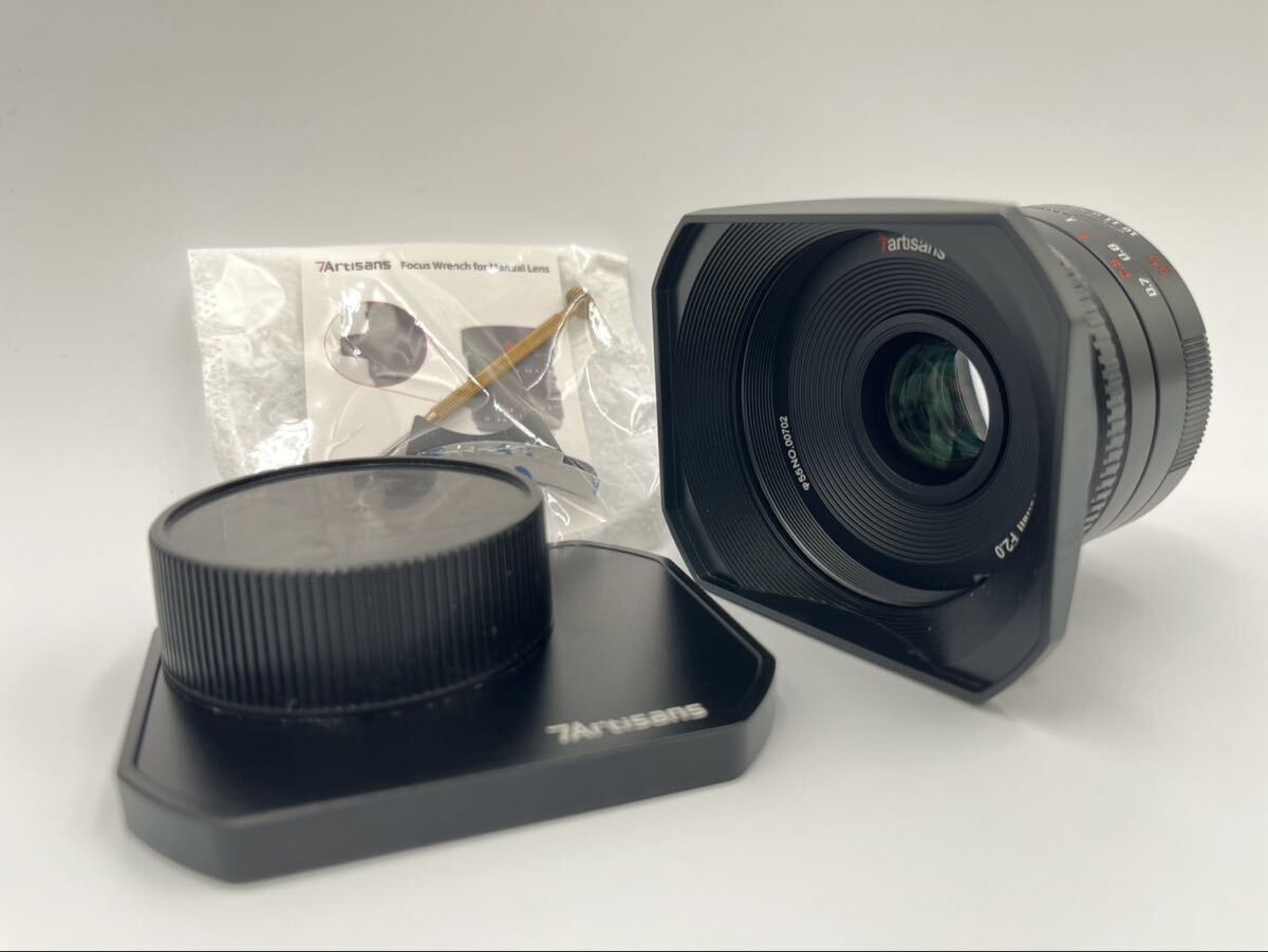 ★極上美品★ 7Artisans 七工匠 35mm F2 II ライカMマウント ★動作確認済み #0696 #19 #00702