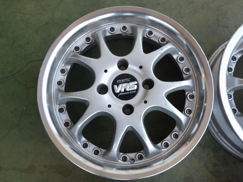 個人宅不可2★　ヴァ―テック　VERTEC　VR5　ヴァ―テック　マナレイスポーツ　14インチ　5J+52　ホイール4本　