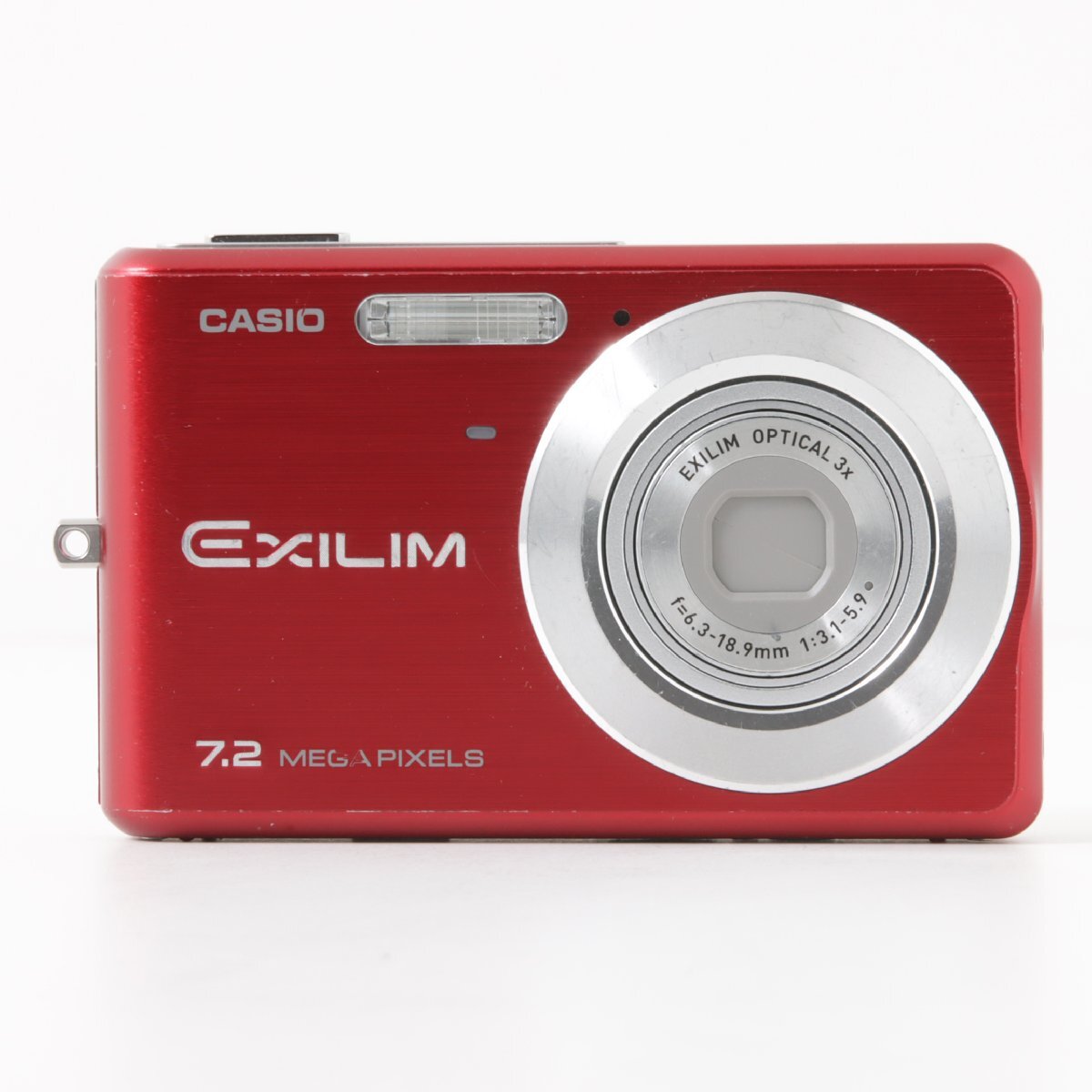 1円～ CASIO カシオ コンパクトデジタルカメラ EXILIM EX-Z77 レッド　※充電器なし　【動作未確認品】