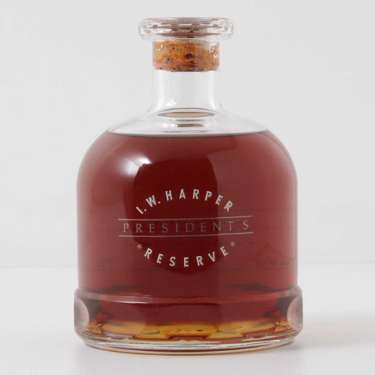 1円～ I.W.ハーパー プレジデントリザーブ 750ml 43%　酒　未開栓