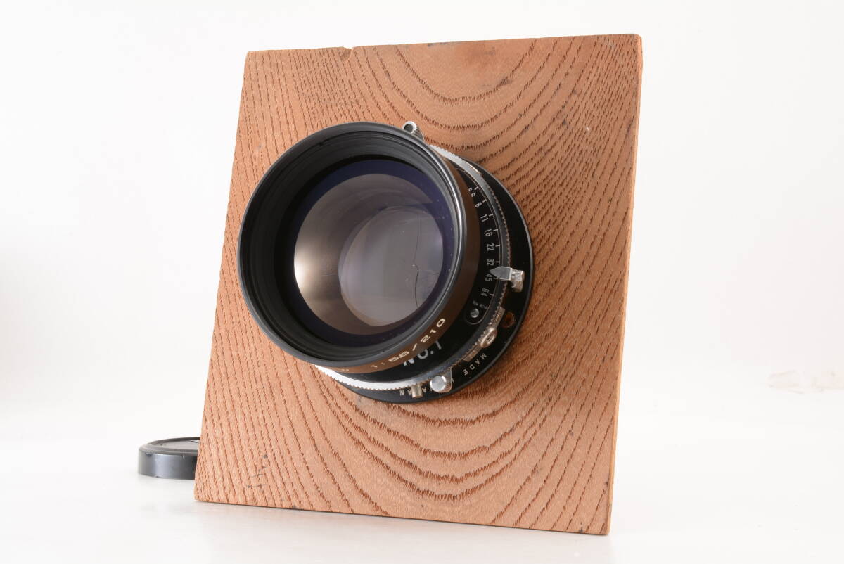管F3706 動作品 富士フィルム FUJIFILM FUJINON W 210mm f5.6 COPAL PRESS-NO.1 大判カメラレンズ