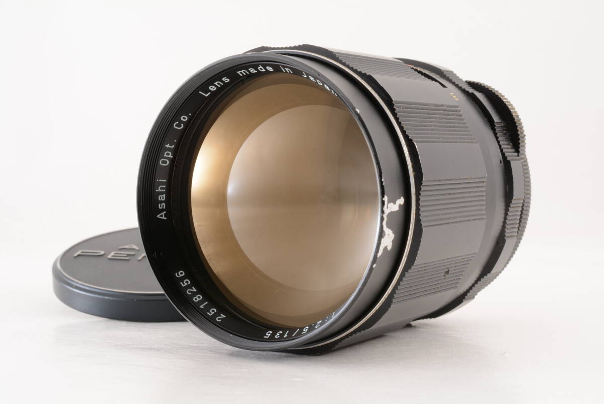管F3707 ペンタックス PENTAX Asahi Super-Takumar 135mm f2.5 M42マウント MF 一眼カメラレンズ