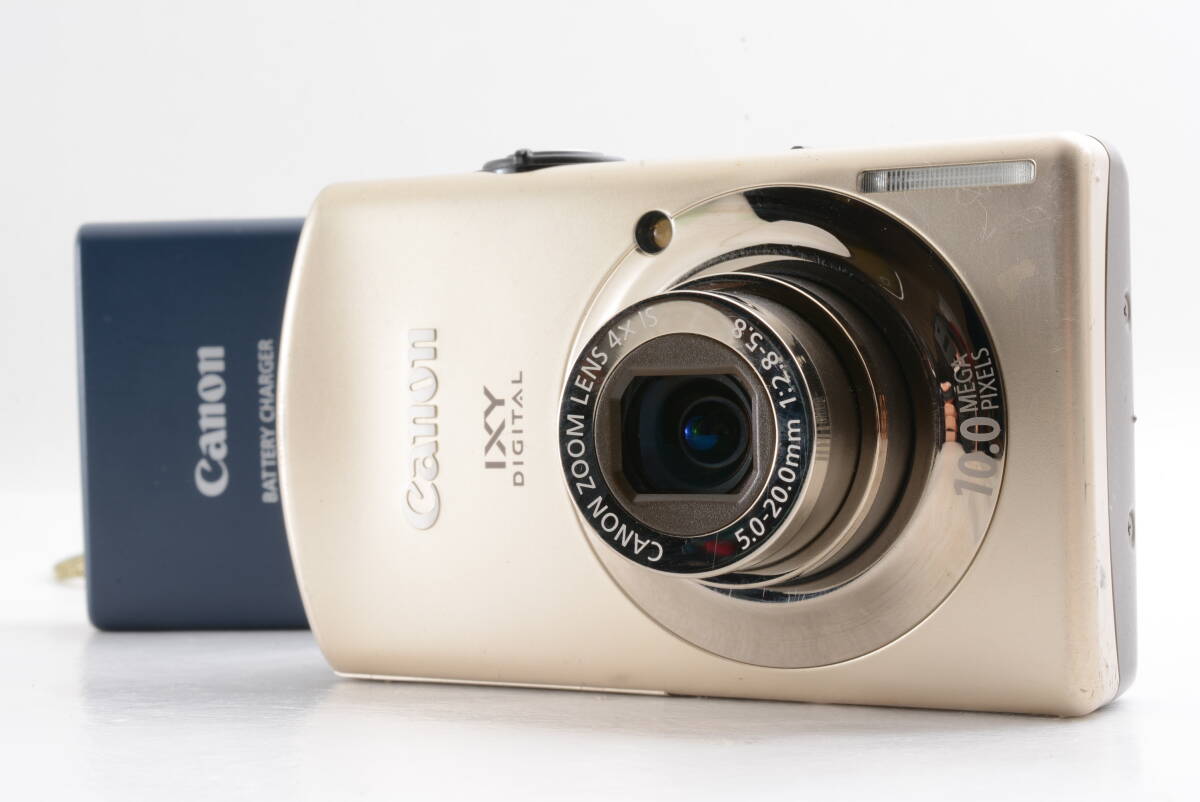 管N11118 動作品 キャノン Canon IXY DIGITAL 920 IS ゴールド コンパクトデジタルカメラ 充電器付 