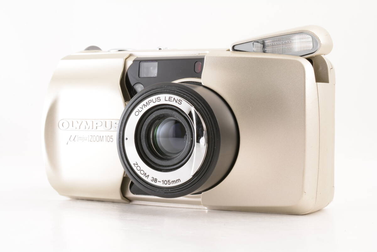管F3709 動作品 オリンパス OLYMPUS μ[mju:] ZOOM 105 ミュー コンパクトフィルムカメラ