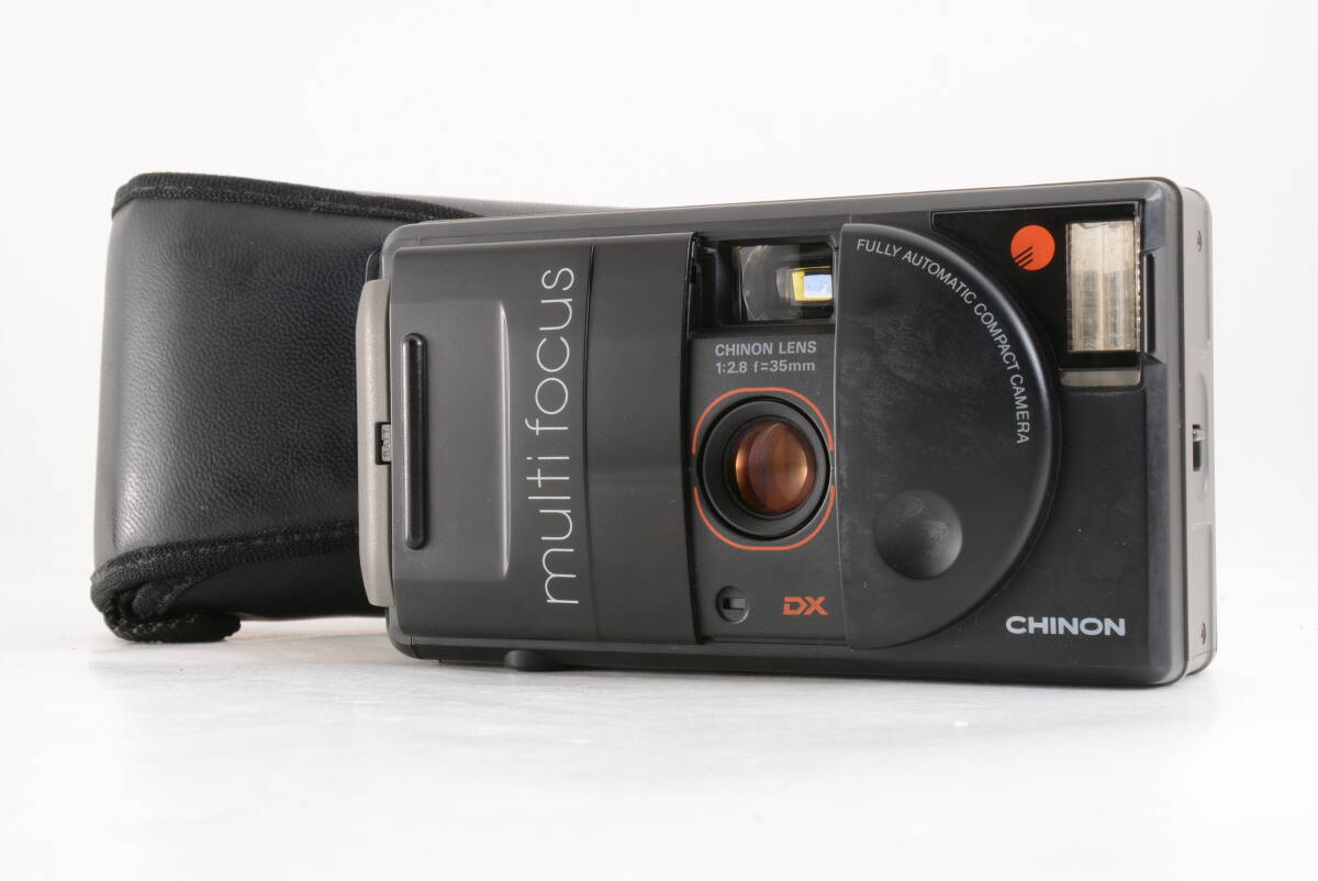 管F3716 動作品 チノン CHINON multi focus AUTO 3001 コンパクトフィルムカメラ ケース付
