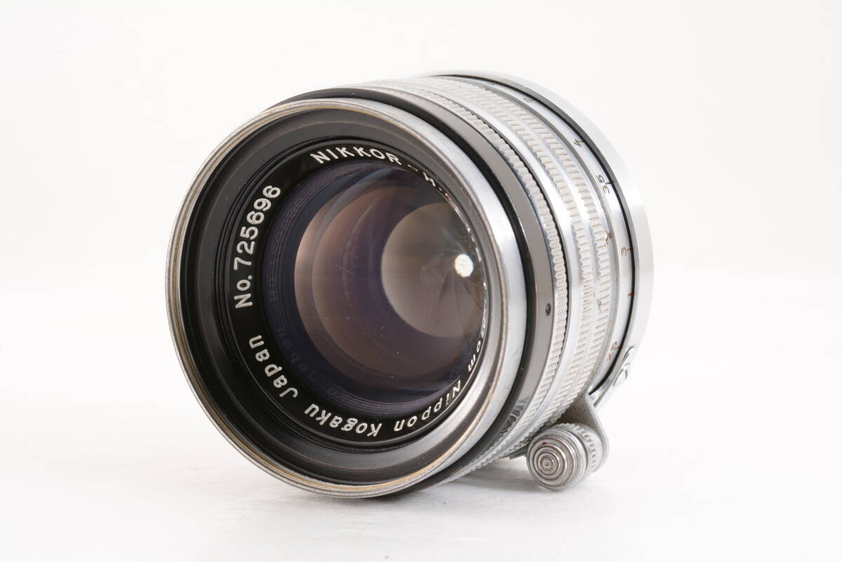 管F3720 ニコン Nikon NIKKOR-H C 5cm 50mm f2 Lマウント 日本光学 Nippon Kogaku MF 一眼カメラレンズ