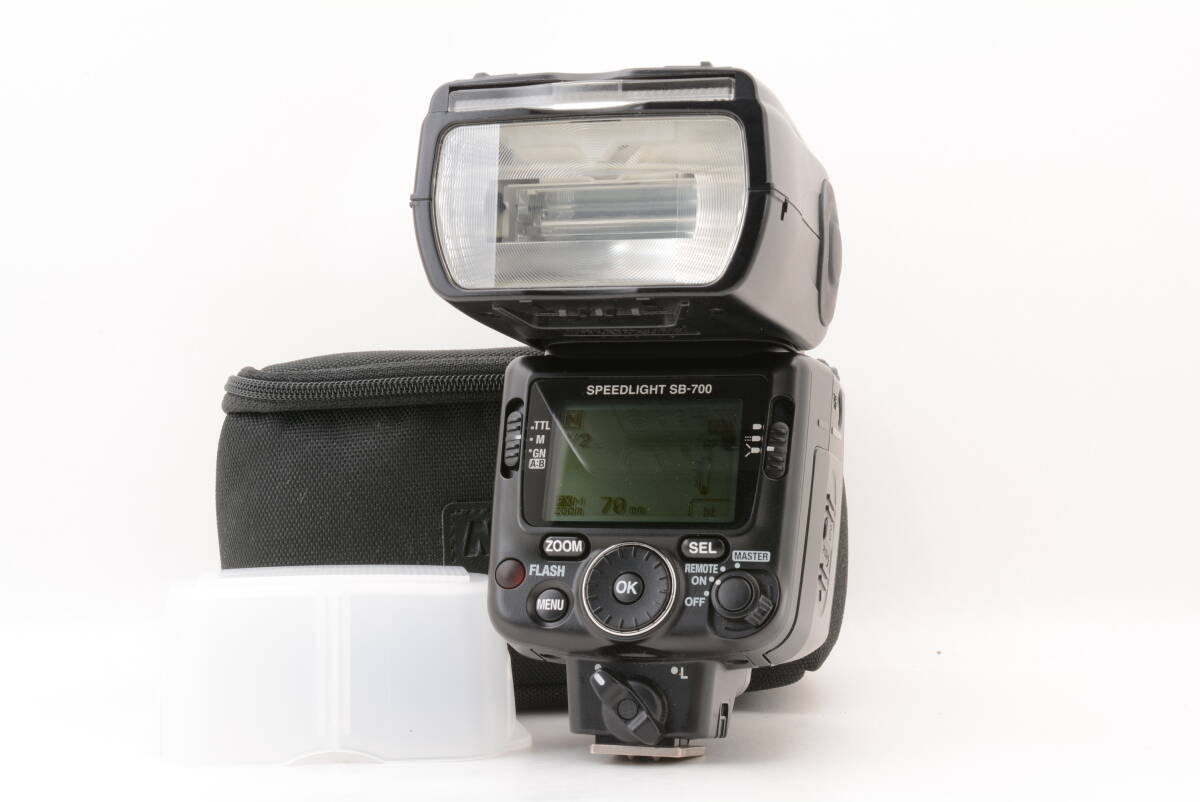 管F3727 動作品 ニコン Nikon SPEEDLIGHT SB-700 スピードライト ストロボ カメラアクセサリー ケース付
