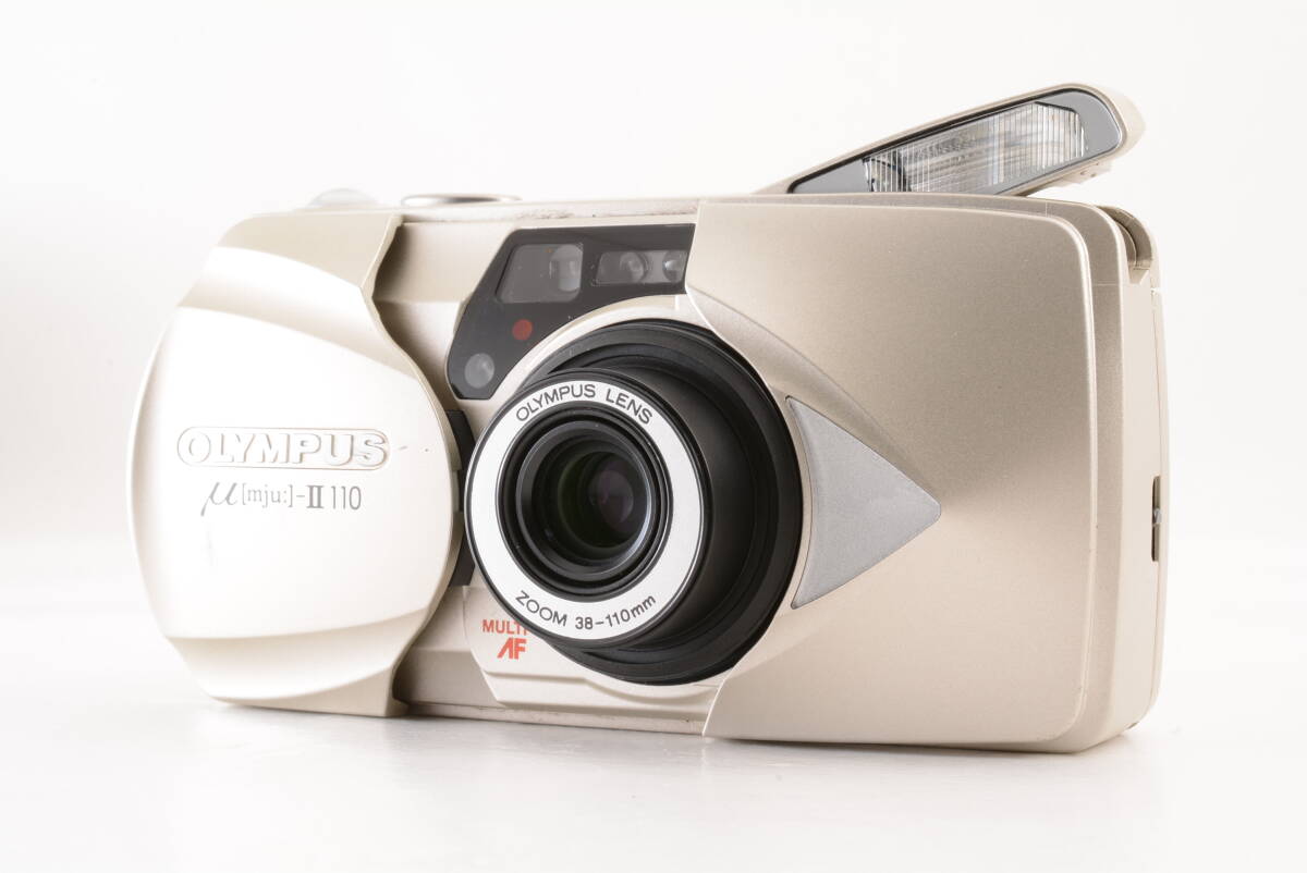 管F3728 動作品 オリンパス OLYMPUS μ[mju:]-II 110 ミュー コンパクトフィルムカメラ