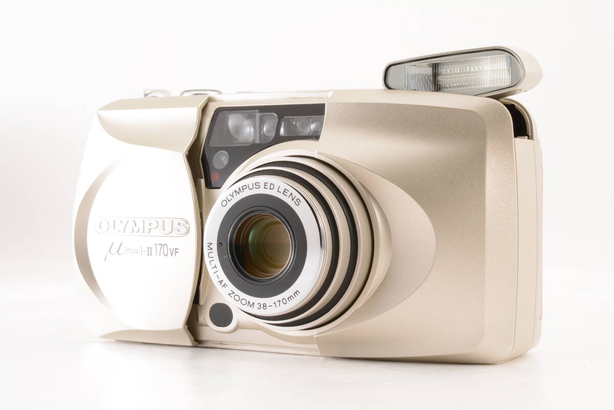 管F3729 動作品 オリンパス OLYMPUS μ[mju:]-II 170 VF ミュー コンパクトフィルムカメラ