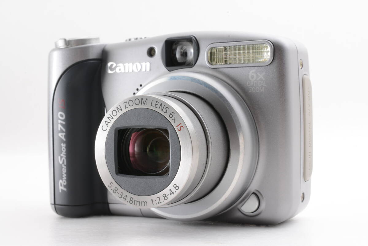 管N11122 動作品 単三電池使用 キャノン Canon PowerShot A710 IS パワーショット コンパクトデジタルカメラ