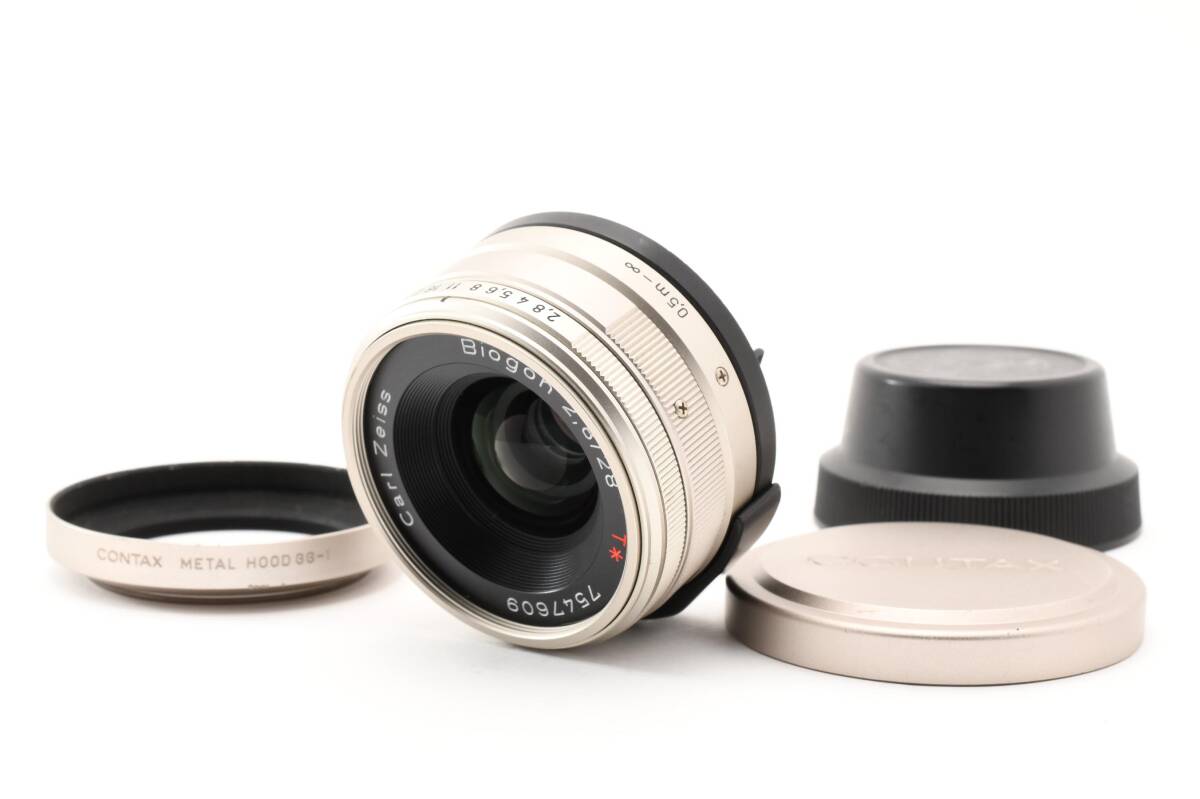 【極上美品】CONTAX Biogon 28mm F2.8 コンタックス 【動作確認済み】 #9765