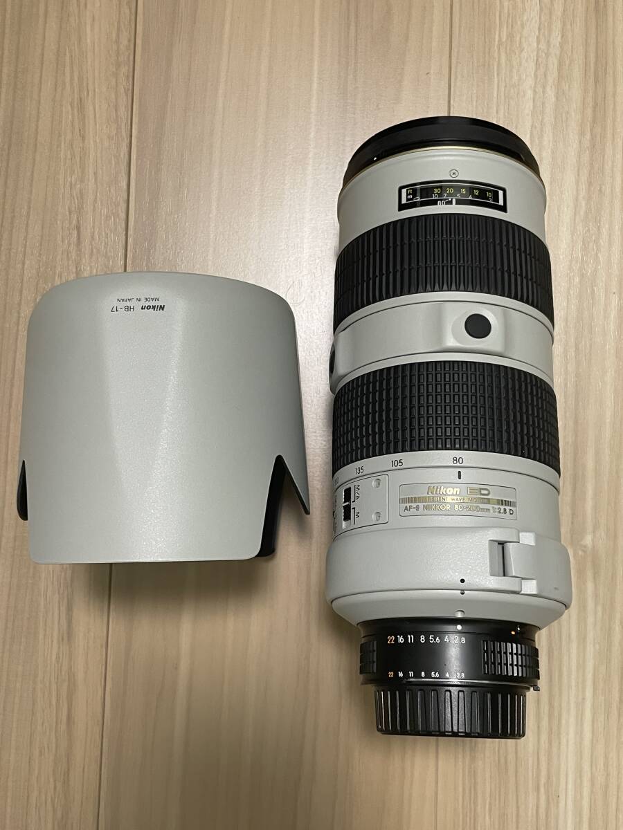 Nikon ニコン ED AF-S Nikkor 80-200mm 1:2.8 D オートフォーカス 望遠レンズ