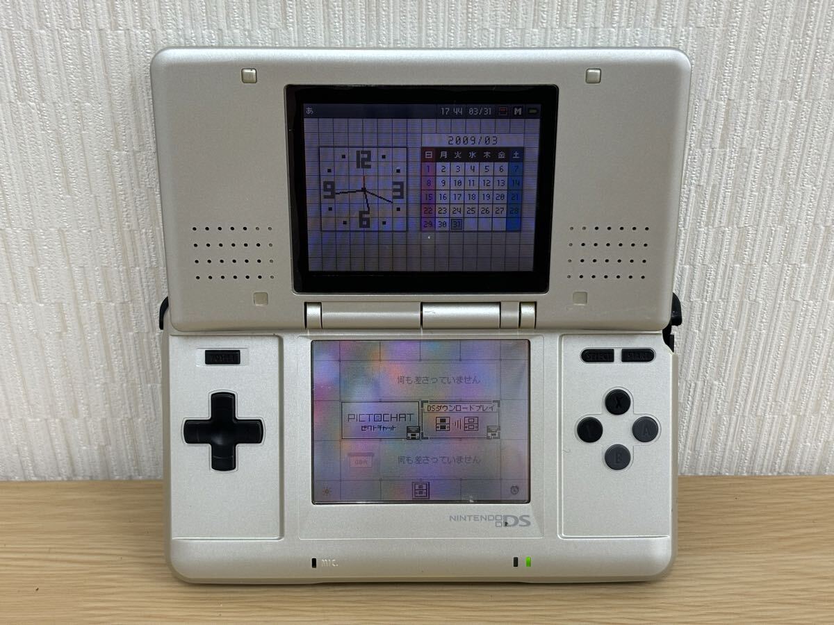 H1413 ニンテンドーDS Nintendo NTR-001 任天堂 通電確認済み プラチナシルバー