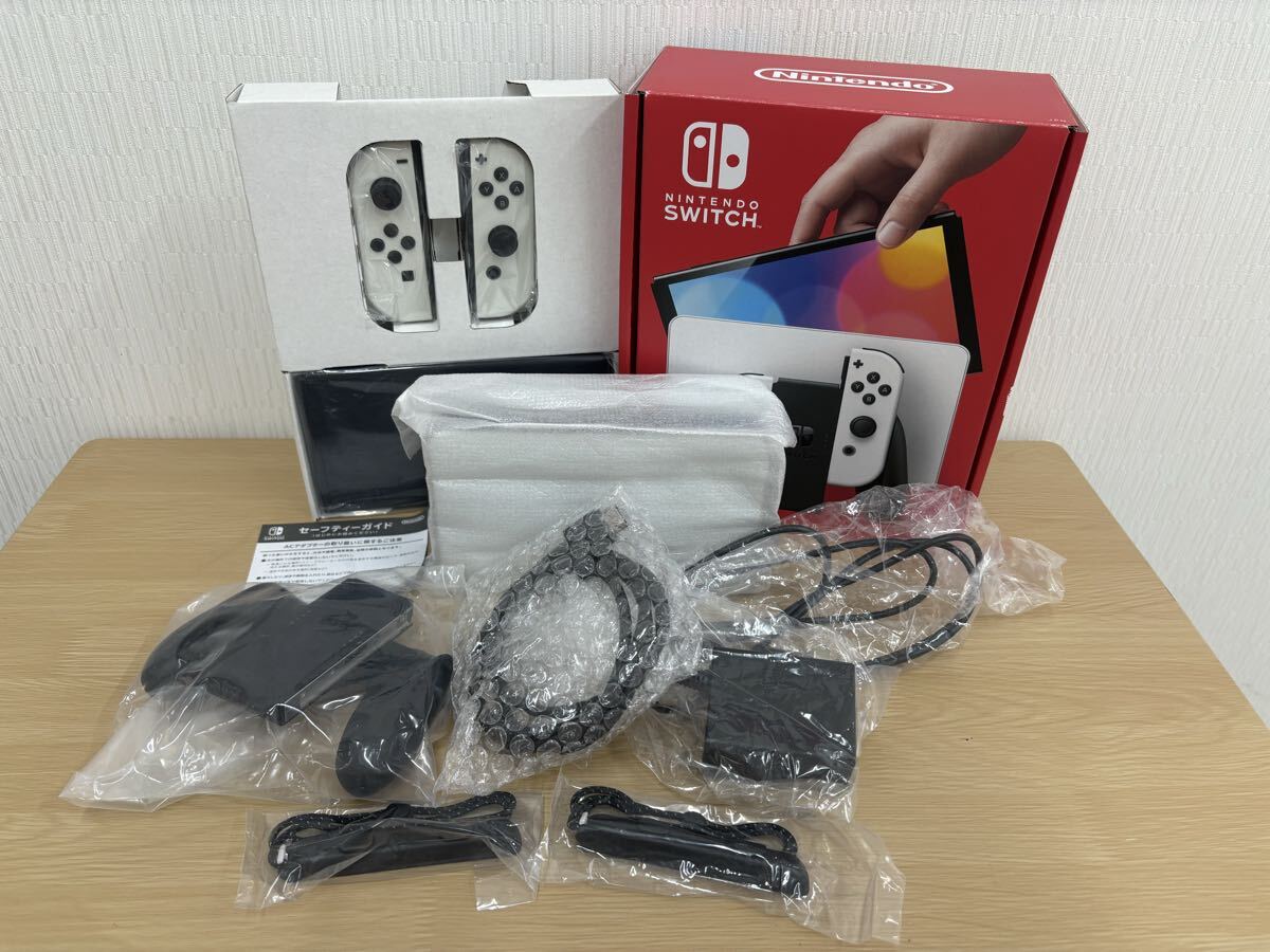 H1470 Nintendo Switch ニンテンドースイッチ HEG-S-KAAAA ホワイト 有機ELモデル 初期化済み