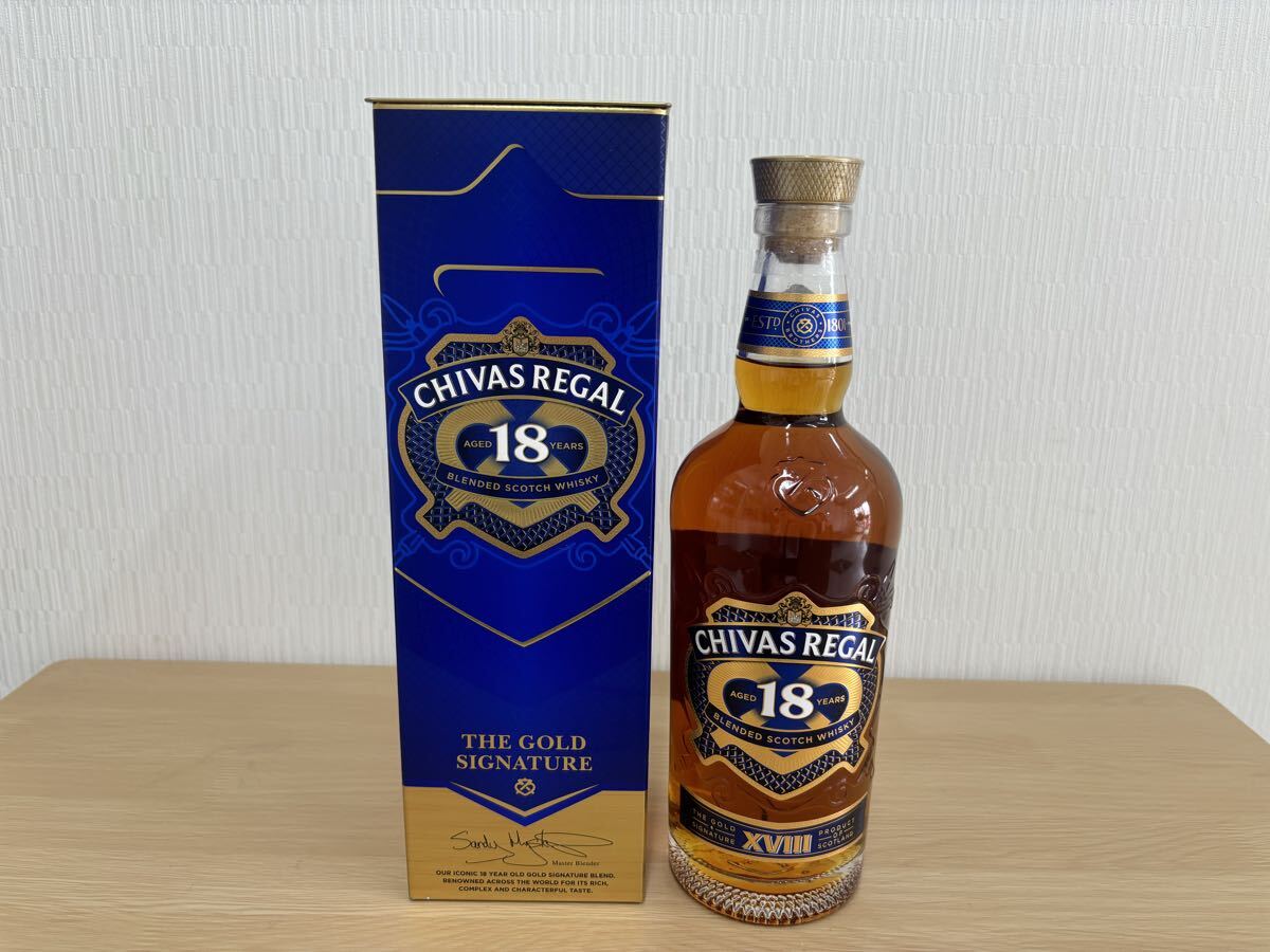 H1517 CHIVAS REGAL シーバスリーガル 18年 700ml 40% ゴールドシグネチャー 未開栓