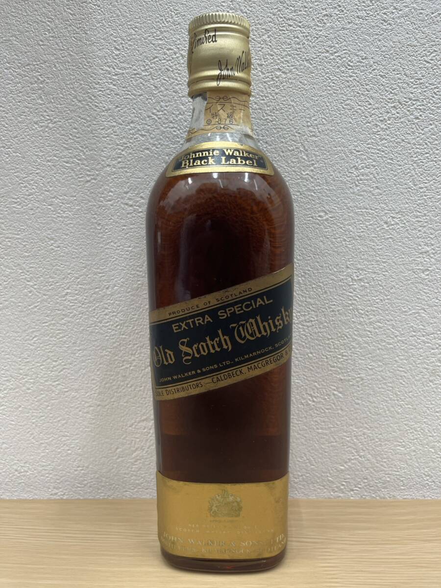 Y362 ジョニーウォーカー Jonnie Walker ブラックラベル 760ml 43% EXTRA SPECILA エクストラスペシャル オールドスコッチウイスキー 