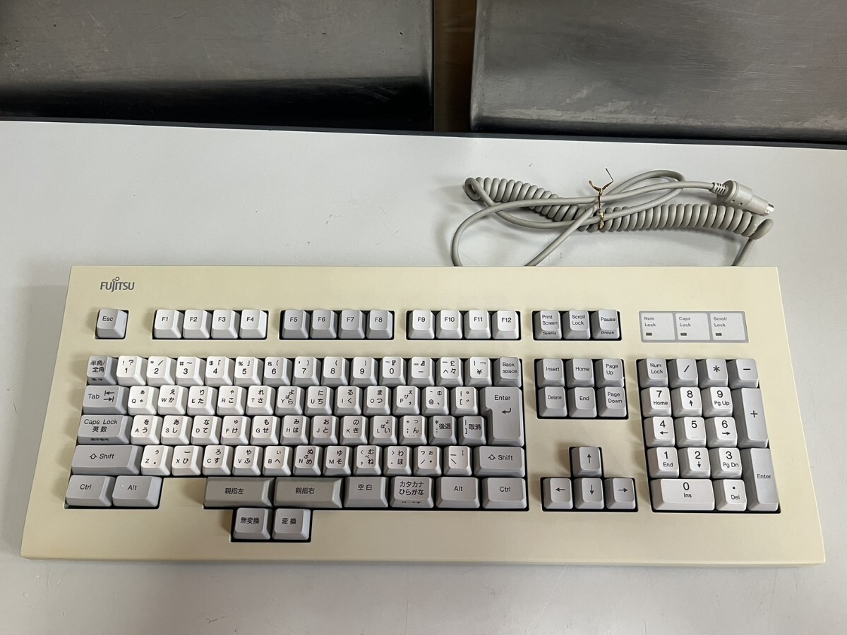 ○ 富士通 FMV-KB211 親指シフトキーボード 動作確認済み Windows 95 FUJITSU 中古美品 ③