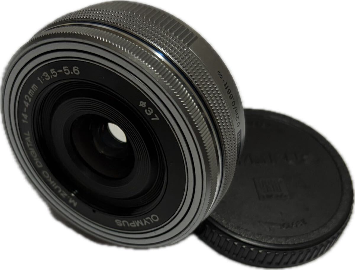 ★美品★ オリンパス OLYMPUS M.ZUIKO DIGITAL ED 14-42mm F3.5-5.6 EZ #32580077