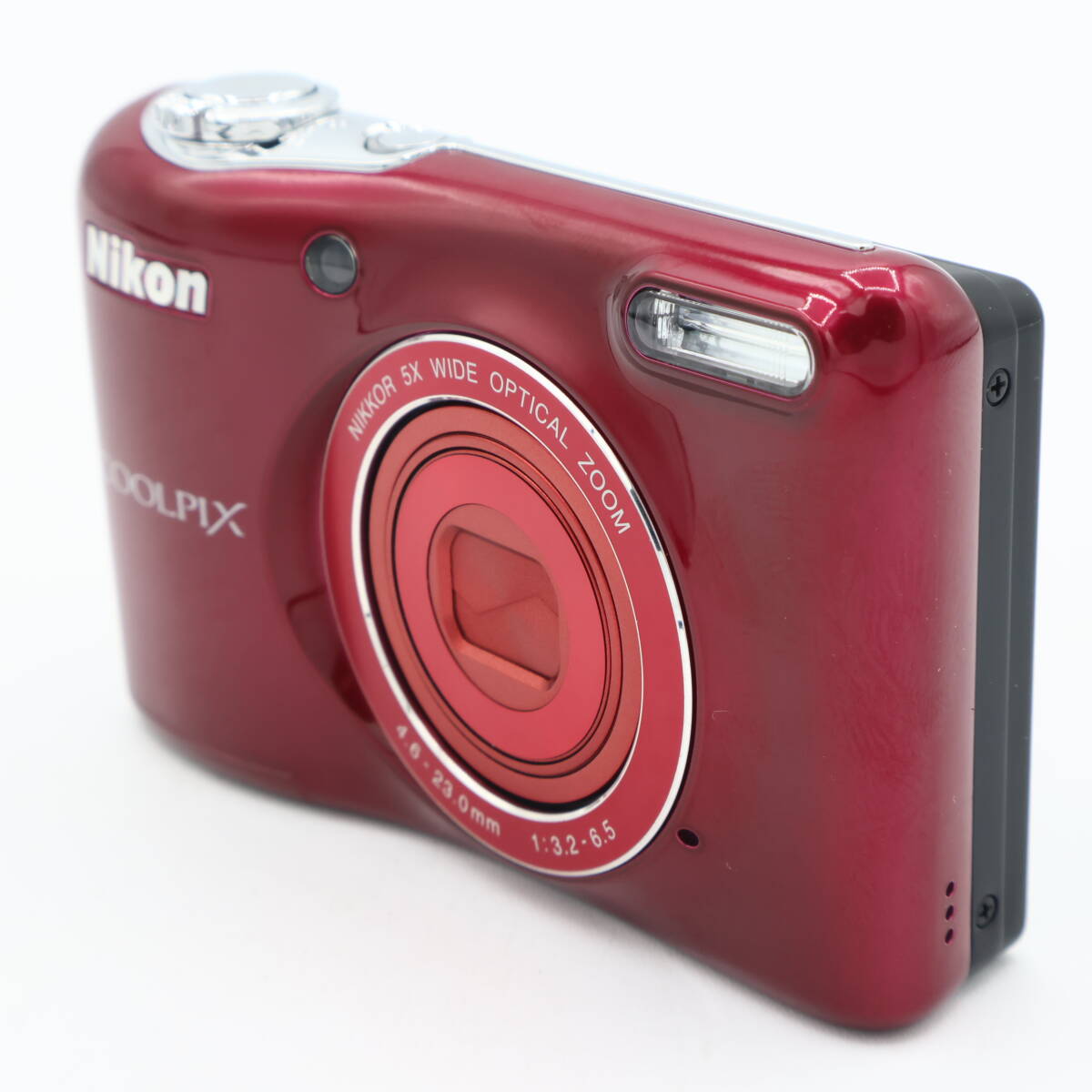 Nikon ニコン デジタルカメラ COOLPIX L30 5倍ズーム 2005万画素 乾電池タイプ レッド L30RD #260801_21019754