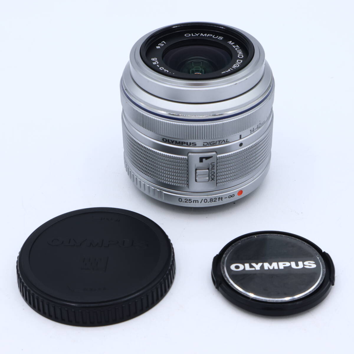 OLYMPUS オリンパス 標準ズームレンズ M.ZUIKO DIGITAL 14-42mm F3.5-5.6 II R シルバー #260812_ABH465769