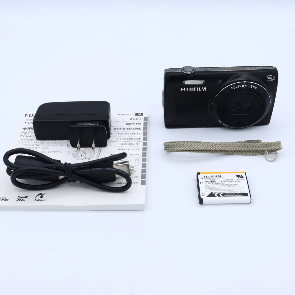 FUJIFILM フジフィルム デジタルカメラ FinePix T500B 光学12倍 ブラック F FX-T500B #260803_3S017904