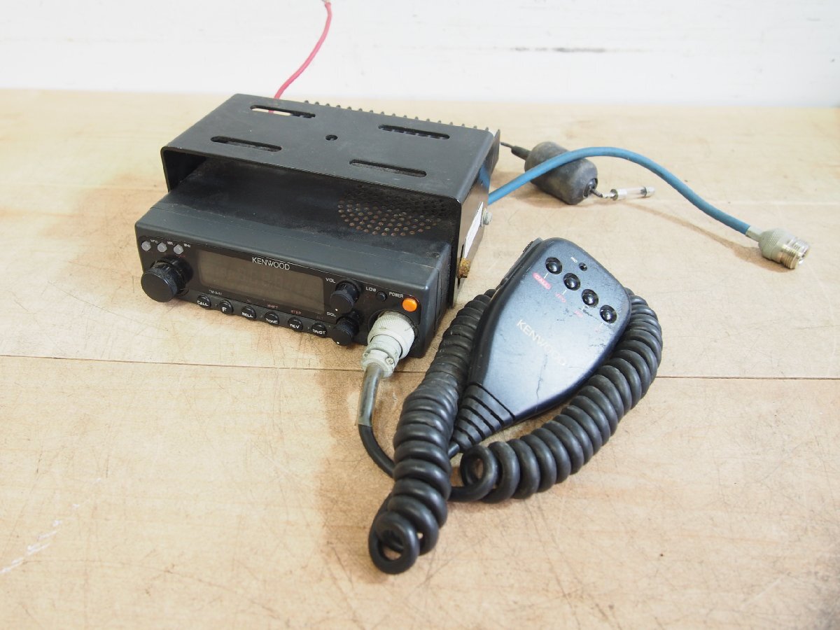 ☆【1T0724-36】 KENWOOD ケンウッド アマチュア無線 TM-541 マイク付き FMトランシーバー ジャンク