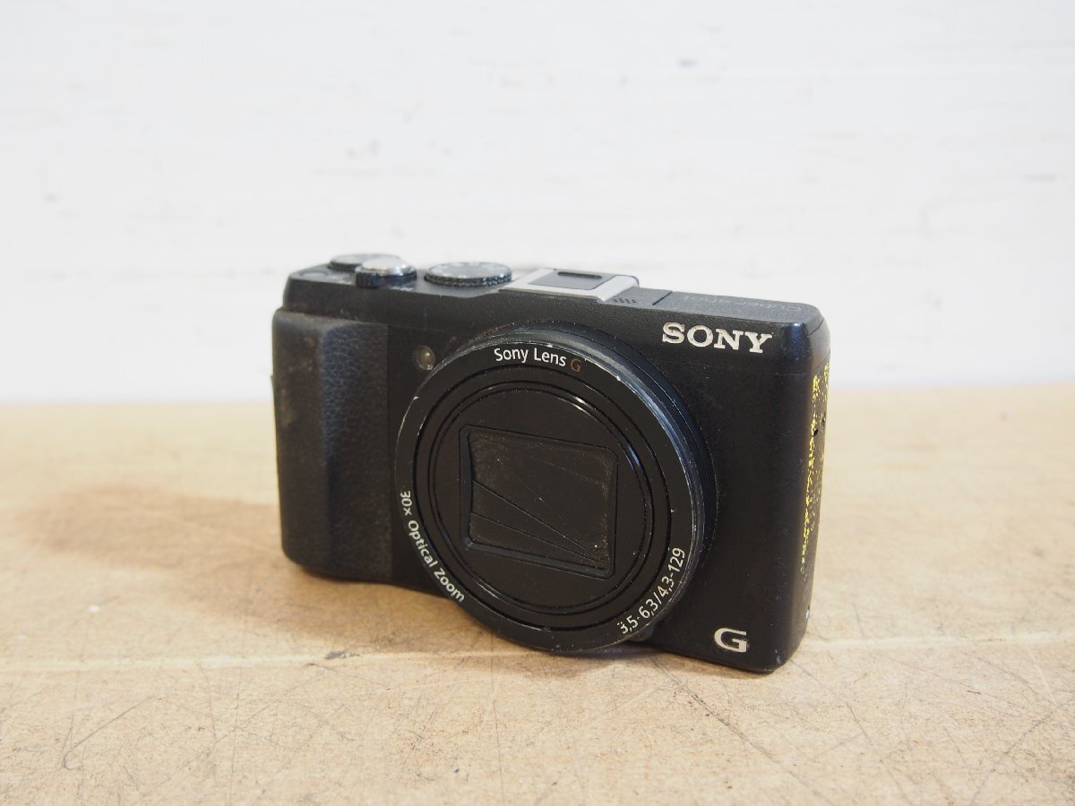 ☆【2F0729-10】 SONY ソニー デジタルカメラ DSC-HX60V SonyLensG 30x Optical Zoom 3.5-6.3/4.3-129 ジャンク